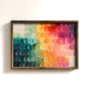 Tablou multicolor din lemn 35x47 cm GE249-L The Home Collection