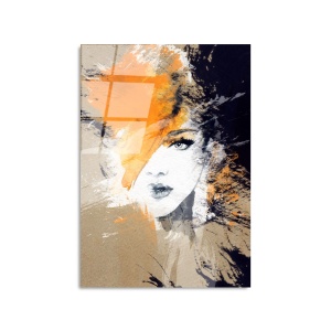 Tablou multicolor din sticla 50x70 cm UV-293 The Home Collection