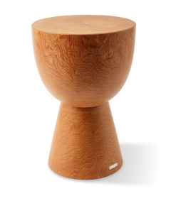 Taburet rotund maro din lemn 33 cm Tip Top Pols Potten