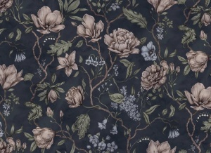 Tapet albastru inchis din hartie Belinda Sandberg