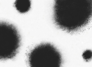 Tapet gri grafit din hartie Ash Dots Rebel Walls