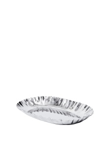 Tava decorativa argintie din metal 20x28 cm Tydra Ferm Living