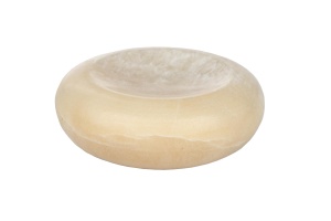 Tava decorativa crem din piatra 13 cm Onno Dutchbone