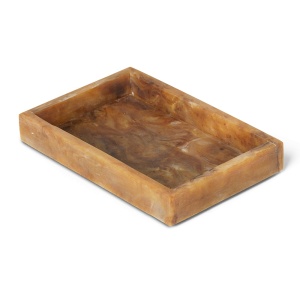 Tava dreptunghiulara maro din fibre naturale 10x15 cm Mist Ferm Living