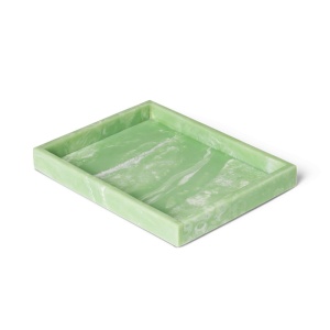 Tava dreptunghiulara verde din fibre naturale 15x20 cm Mist Ferm Living