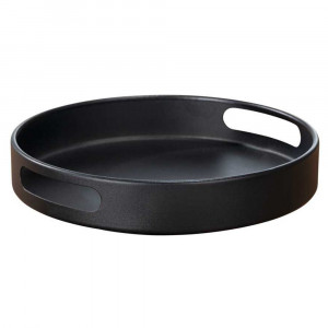 Tava rotunda neagra din metal 26 cm Susie Wenko