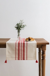Traversa de masa rosie din fibre 50x150 cm Tereza The Home Collection