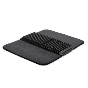 Uscator pentru vase negru din plastic Udry Umbra