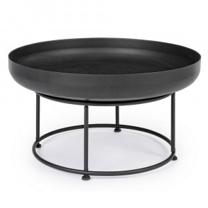 Vatra foc neagra din metal Efesto Star Bizzotto