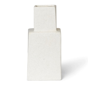 Vaza alb antic din ceramica 29 cm Koa Ferm Living