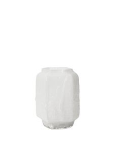 Vaza alba din sticla 25 cm Mokuri Ferm Living