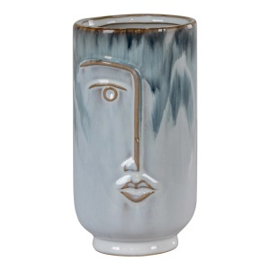 Vaza albastra din ceramica 17 cm Mario House Nordic