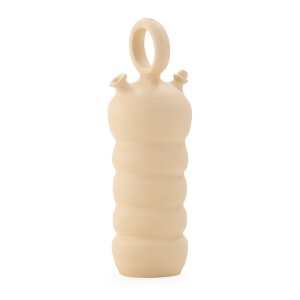 Vaza decorativa bej din ceramica 34 cm Botijo Thai Natura