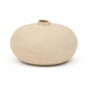 Vaza decorativa crem din hartie 9 cm Nivala Kave Home