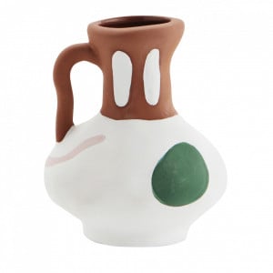 Vaza decorativa multicolora din teracota 10 cm Giulia Madam Stoltz