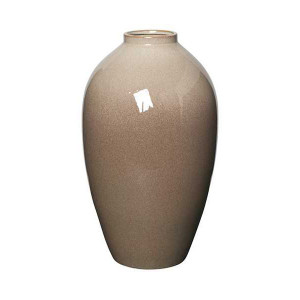 Vaza grej/maro din ceramica 40 cm Ingrid Broste Copenhagen