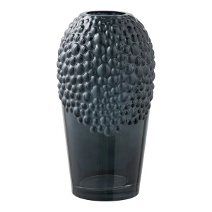 Vaza gri din sticla 25 cm Jose House Nordic