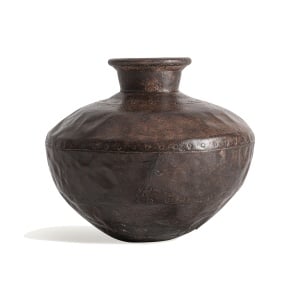 Vaza maro din metal 30 cm Mahe Vical Home