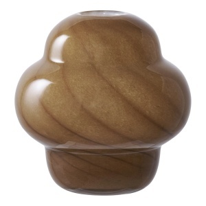Vaza maro din sticla 17 cm Ivone House Nordic