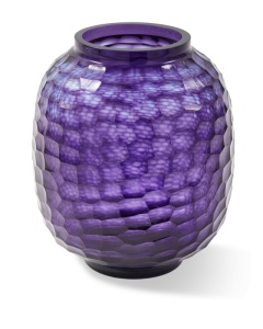 Vaza mov din sticla 27 cm Honeycomb Pols Potten