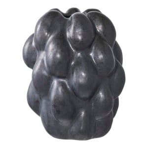 Vaza neagra din ceramica 19 cm Clara House Nordic