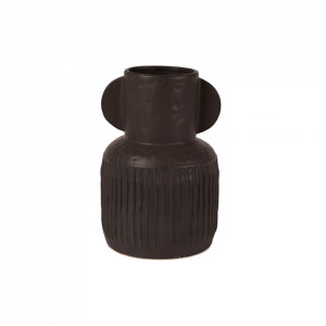 Vaza neagra din ceramica 31 cm Jacob Lifestyle Home Collection