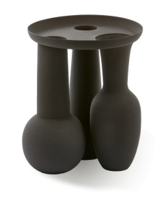 Vaza neagra din metal 29 cm Roman Pols Potten