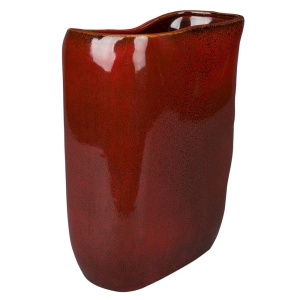 Vaza rosie din ceramica 30 cm Edna Dutchbone