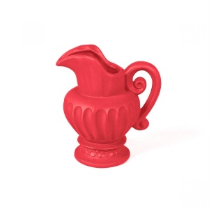 Vaza roz din ceramica 28 cm Caraffa Seletti