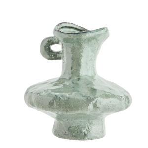 Vaza verde deschis din ceramica 18 cm Edith Madam Stoltz