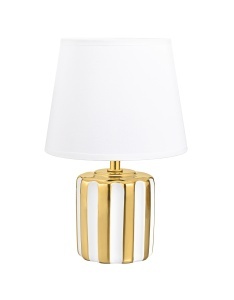 Veioza alba/aurie din ceramica 29 cm Stolowa Zuma Line