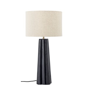 Veioza albastra/bej din metal 61 cm Cornelie Creative Collection