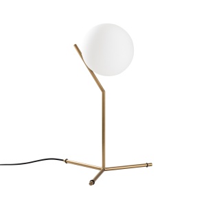 Veioza aurie din metal 52 cm Luminar The Home Collection