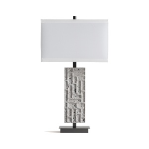Veioza gri/crem din marmura 69 cm Kioni Vical Home