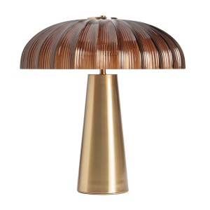 Veioza maro/aurie din metal cu 2 becuri 69 cm Rolph Vical Home