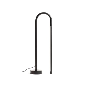 Veioza neagra din metal 60 cm Bow Kave Home