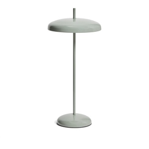 Veioza portabila verde deschis din metal 35 cm Porte Kave Home