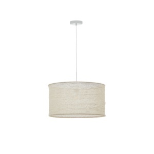 Abajur bej din fibre naturale 50 cm Mariela Kave Home