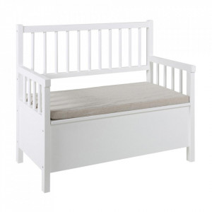 Banca alba 90 cm Aster Quiet Object