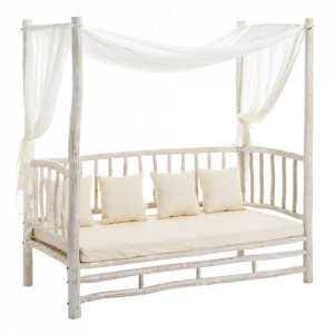 Banca cu baldachin din lemn de tec 200 cm Zapallo The Home Collection