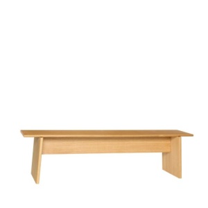 Bancheta maro din textil 180 cm Baenk Hubsch