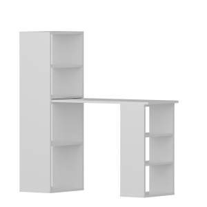 Birou cu etajera alb Last The Home Collection
