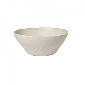Bol alb din portelan 15 cm Flow Ferm Living