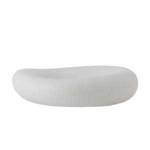 Bol decorativ alb din ceramica 30 cm Audra Bloomingville