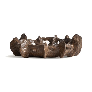 Bol decorativ maro din ceramica 40 cm Kyomi Vical Home