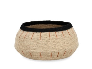 Bol decorativ multicolor din fibre naturale 20 cm Hue Bizzotto