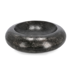 Bol decorativ negru din metal 11 cm Nadu Bizzotto