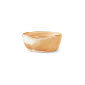 Bol maro caramel din fibre sintetice 10 cm Patio HKliving
