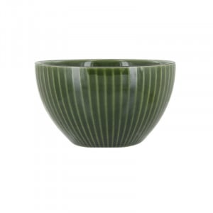 Bol verde din ceramica 13 cm Kristi LifeStyle Home Collection