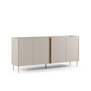 Bufet inferior crem din metal 180 cm Lucile Quiet Object